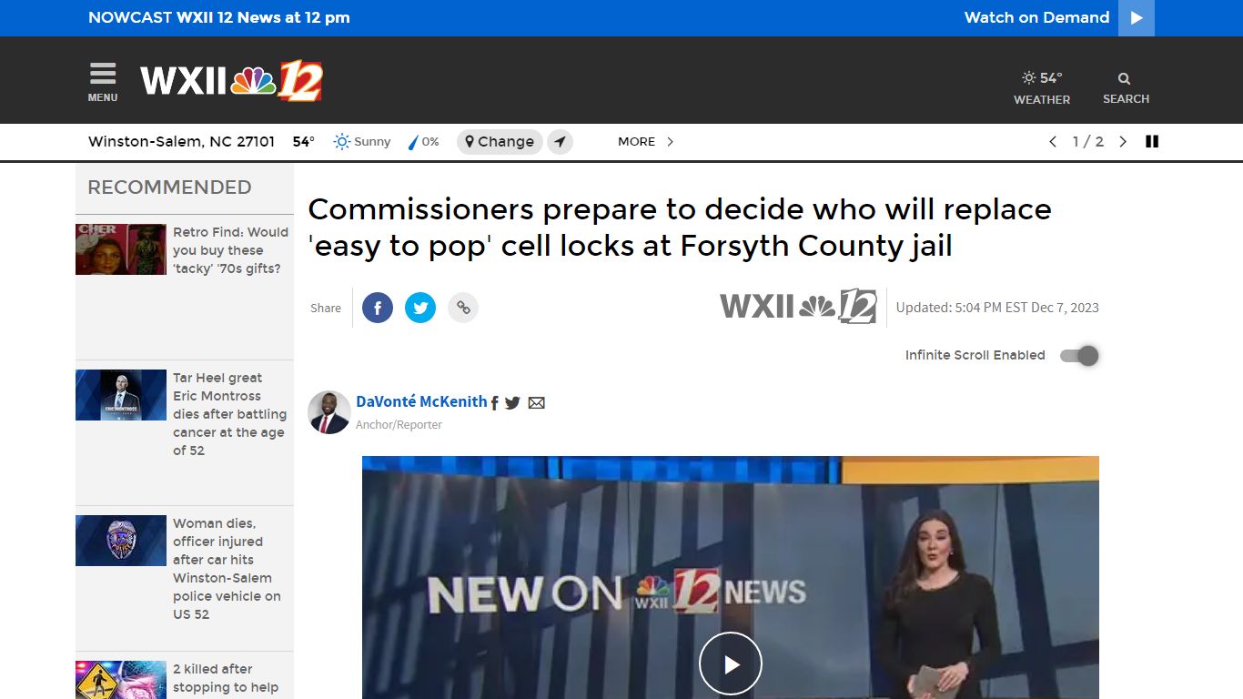 North Carolina: Commissioners set to help replace locks at jail